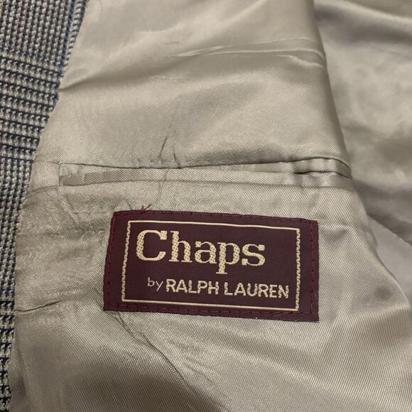 Vintage Chaps Ralph Lauren Tweed Wool Blazer 42T Sport Coat - Picture 6 of 13